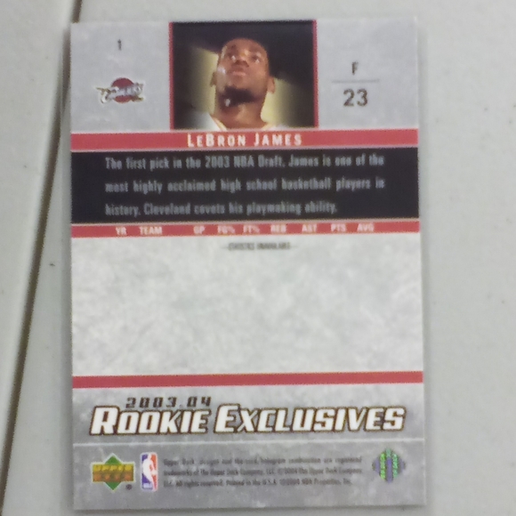 Lebron james rookie card - Picture 3 of 3